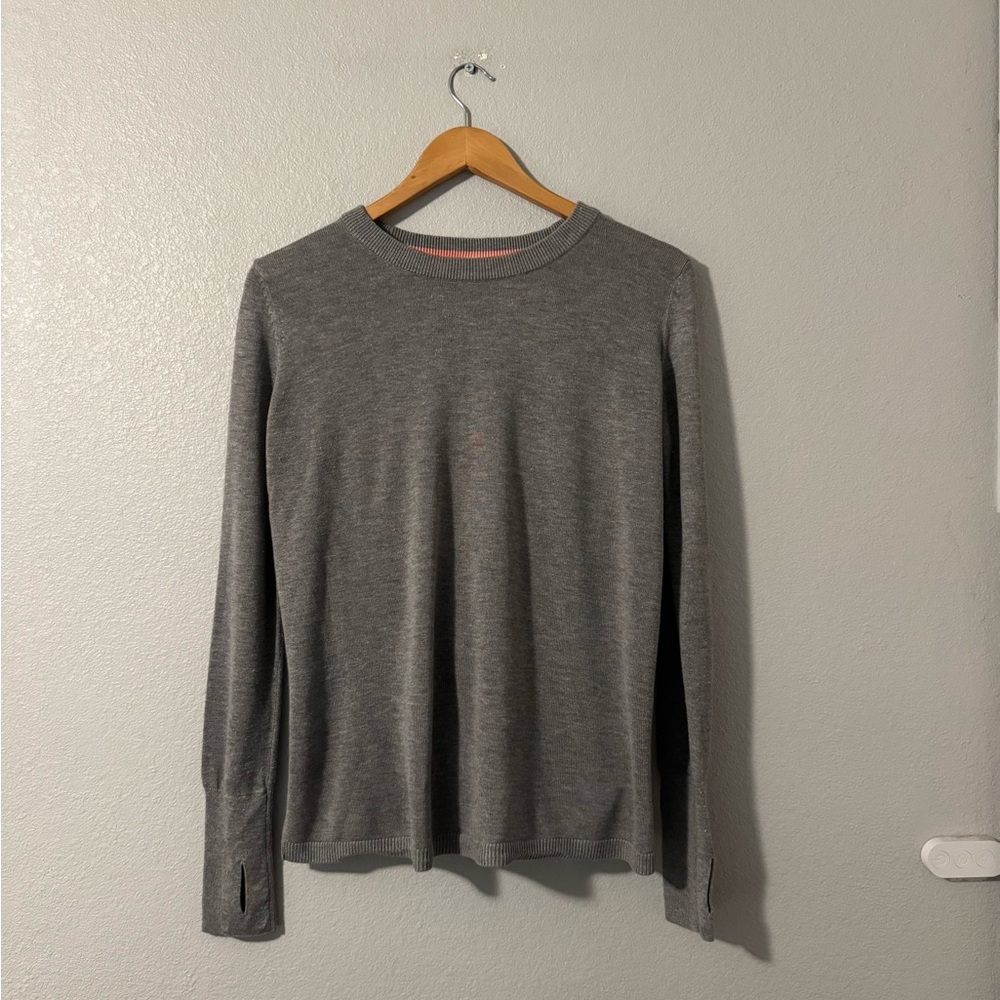 lululemon 🍋 athletica Gray Crew Neck Sweater - Picture 12 of 16